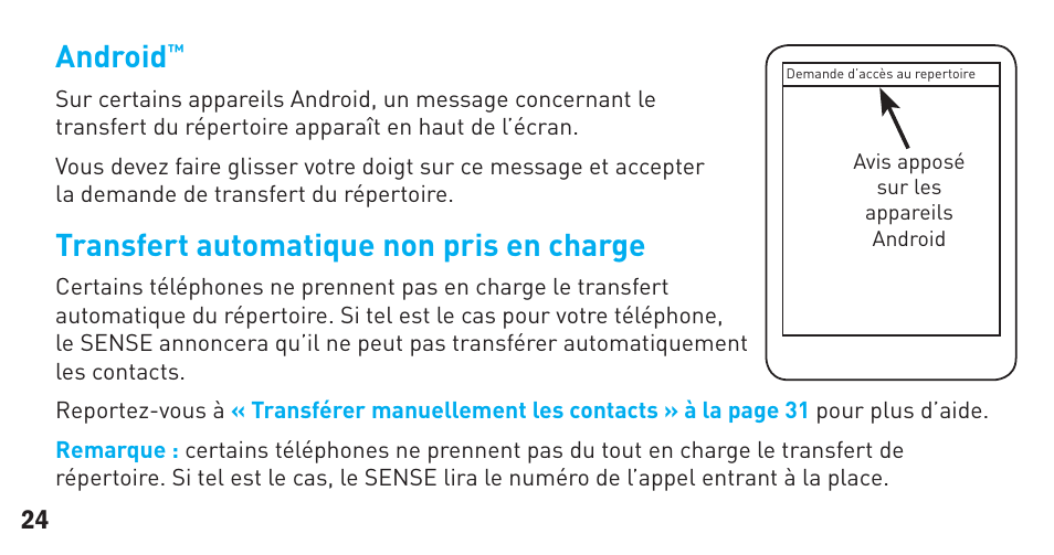 BlueAnt Sense Speakerphone (S3 Compact) User Manual | Page 24 / 56