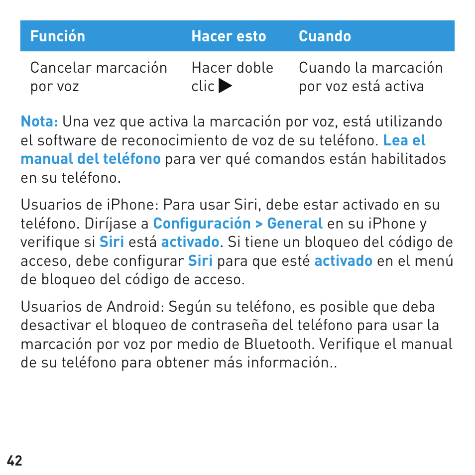 BlueAnt RIBBON Stereo Bluetooth Streamer User Manual | Page 42 / 48