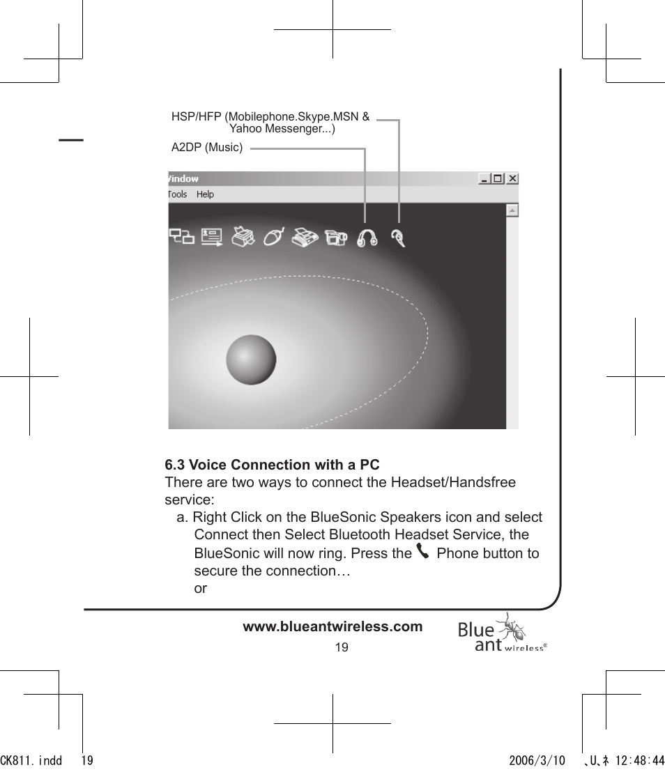 BlueAnt Bluesonic Bluetooth Portable Speakers User Manual | Page 19 / 40