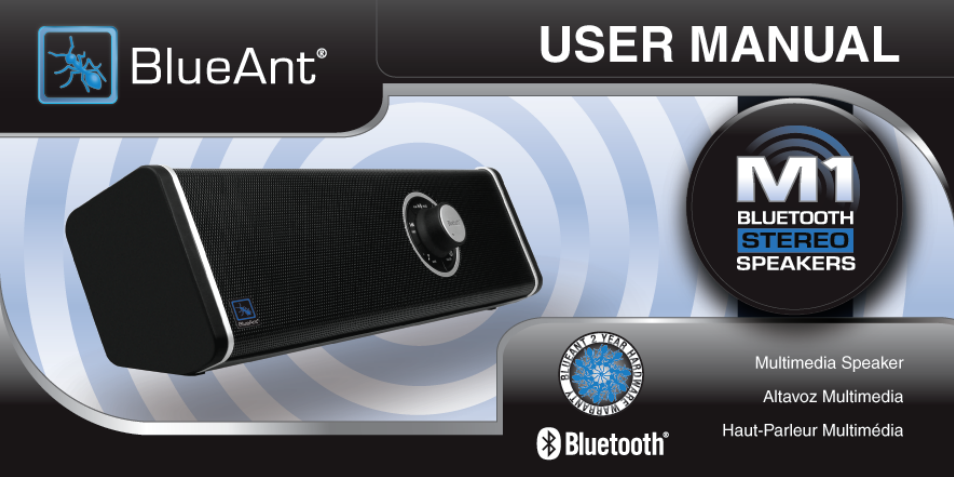 BlueAnt M1 Stereo Speakers User Manual | 48 pages