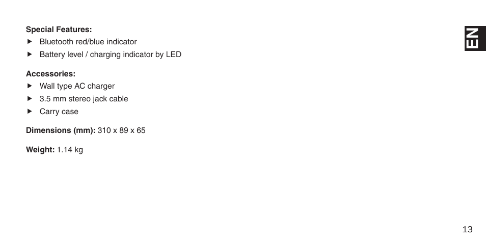 BlueAnt M1 Stereo Speakers User Manual | Page 13 / 48
