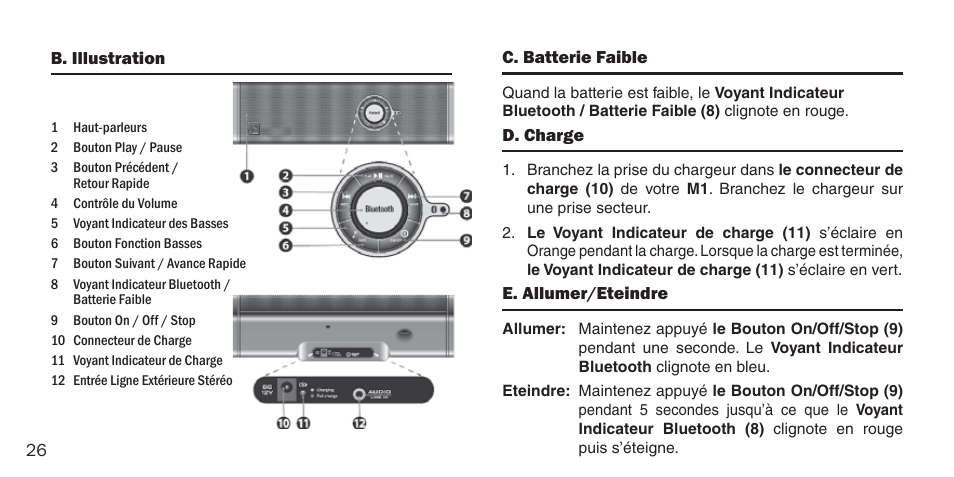BlueAnt M1 Stereo Speakers User Manual | Page 26 / 48