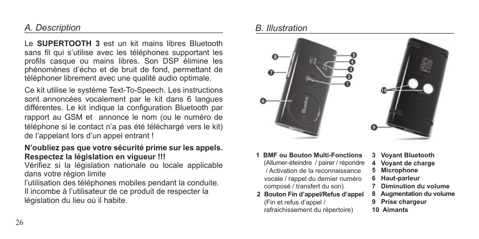 BlueAnt Supertooth 3 Handsfree User Manual | Page 26 / 48