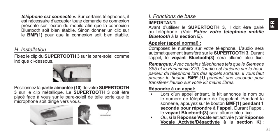 BlueAnt Supertooth 3 Handsfree User Manual | Page 31 / 48