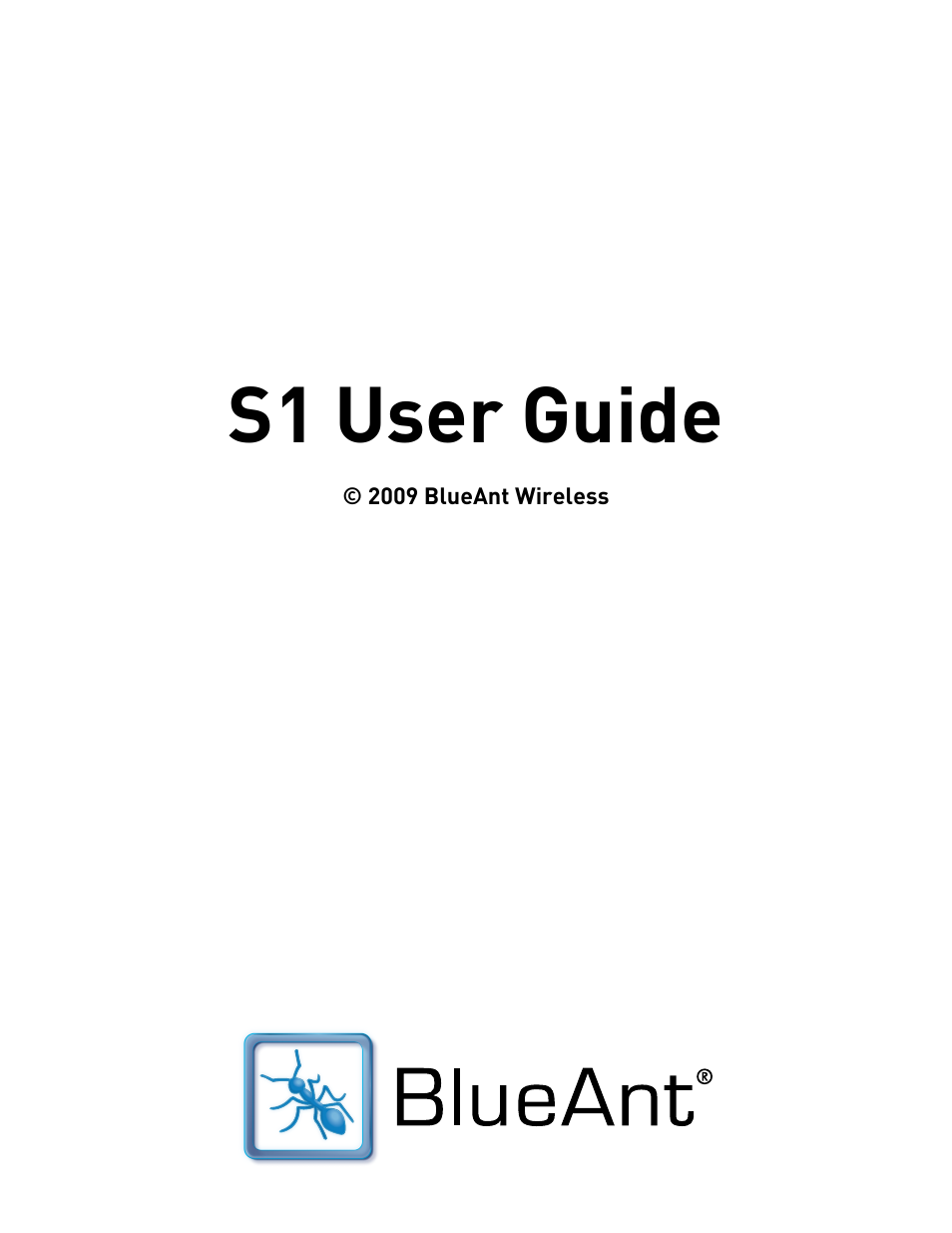 BlueAnt S1 Sun Visor Handsfree Kit User Manual | 22 pages