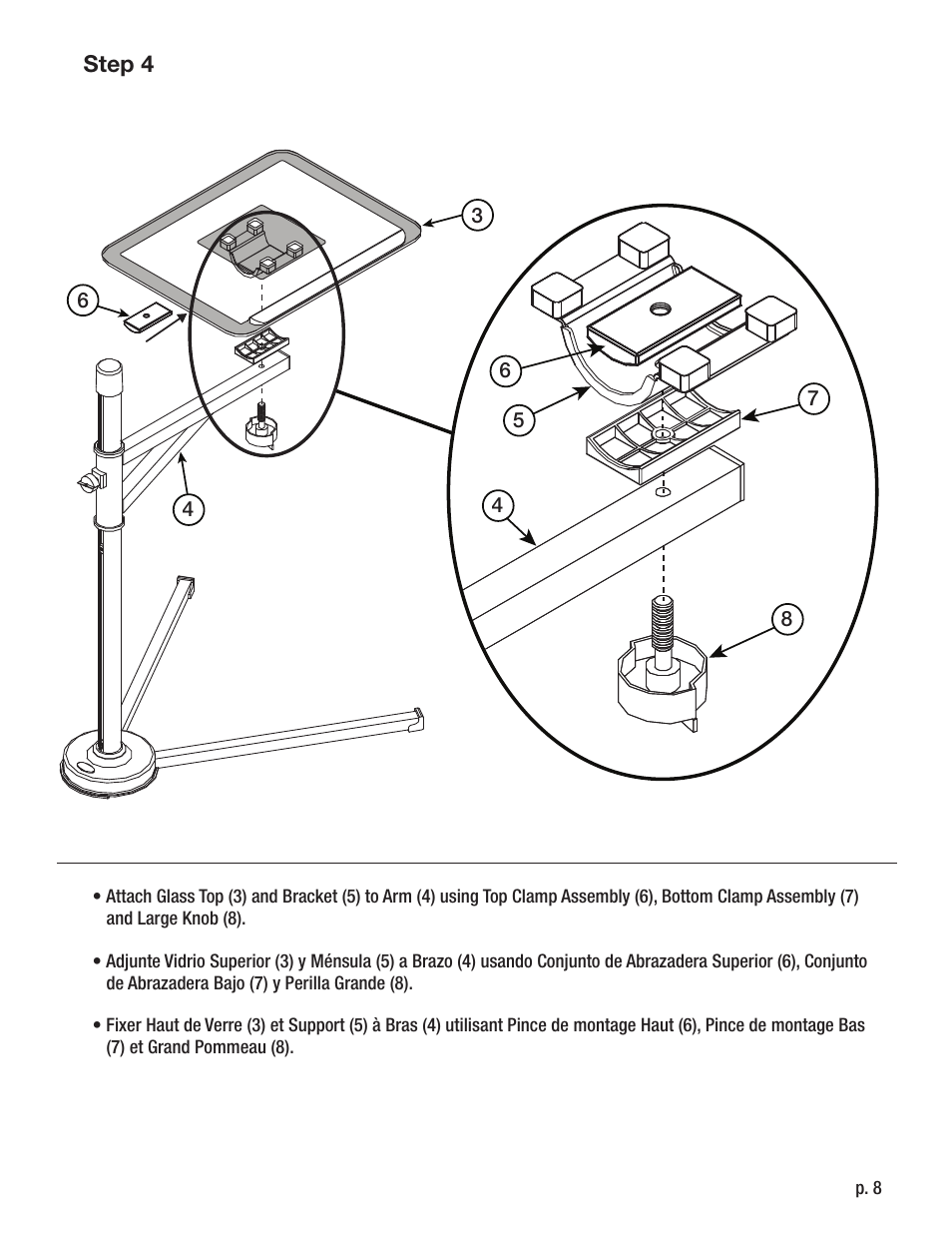 Calico Designs Calico Tech Stand with Glass User Manual | Page 8 / 9