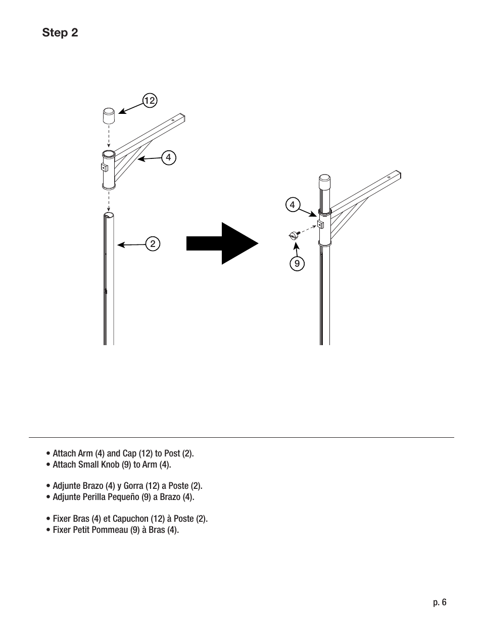 Step 2 | Calico Designs Calico Tech Stand with Wood User Manual | Page 6 / 9