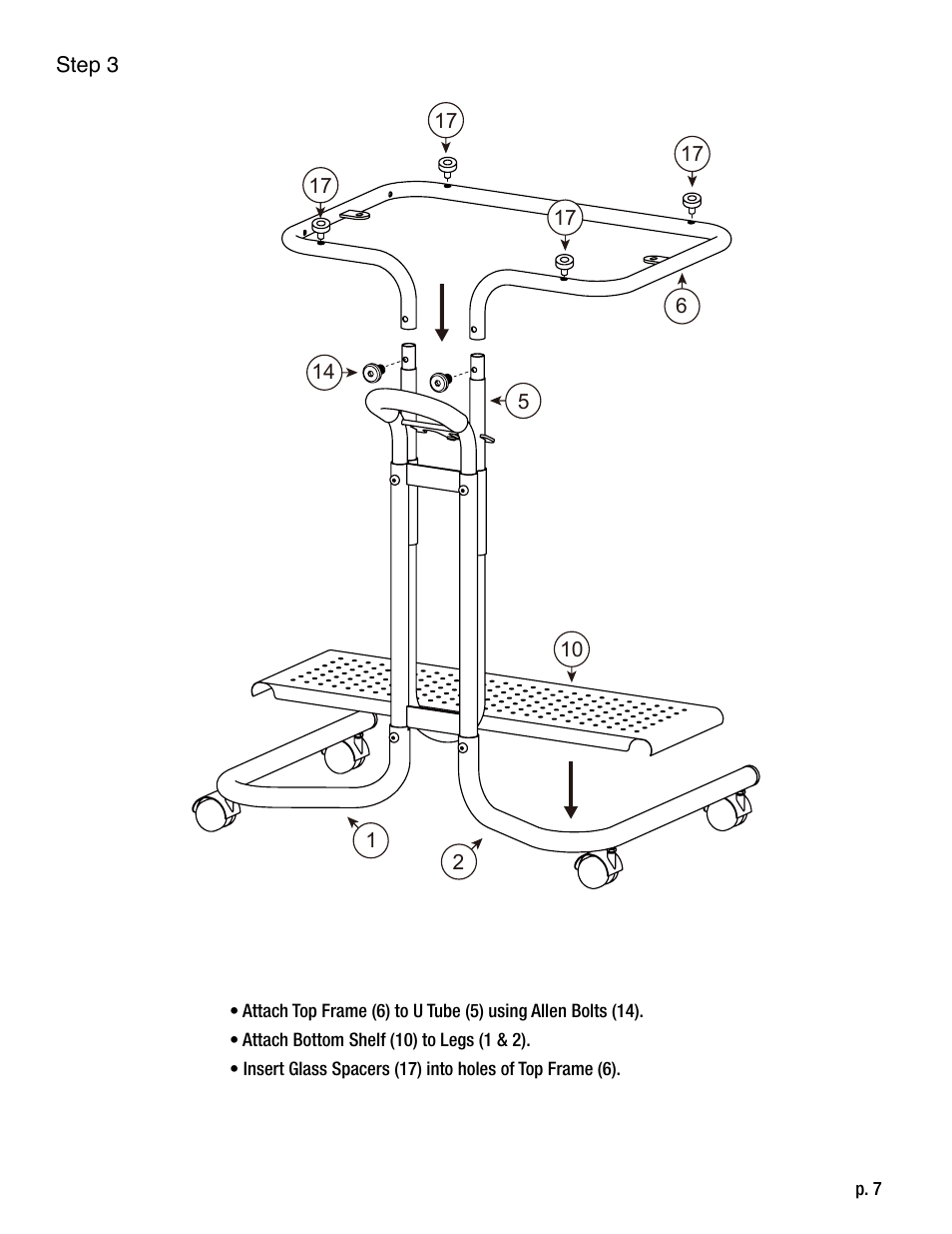 Calico Designs Laptop Cart User Manual | Page 7 / 11
