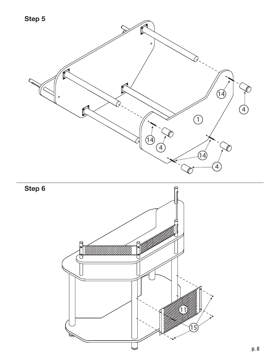 Calico Designs Study Corner Desk User Manual | Page 8 / 9