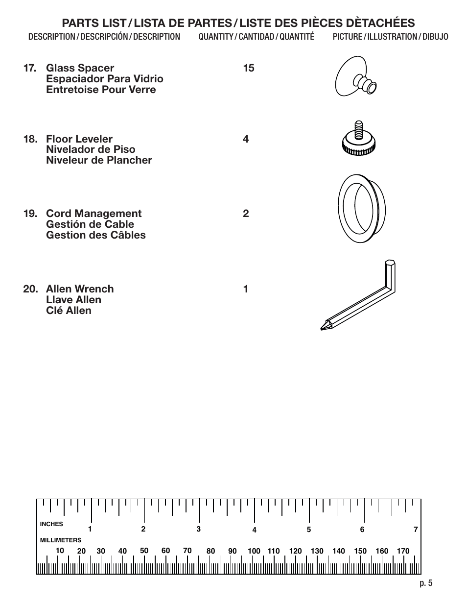 Calico Designs Futura Advanced TV Stand User Manual | Page 5 / 9