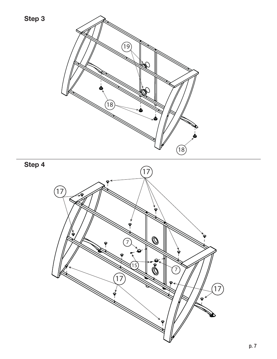 Calico Designs Futura Advanced TV Stand User Manual | Page 7 / 9