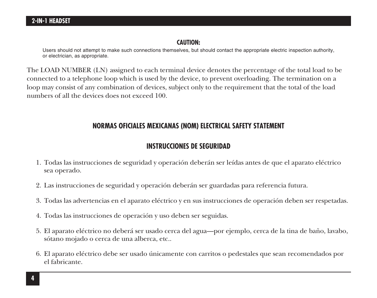 Black Box HS201A User Manual | Page 5 / 21