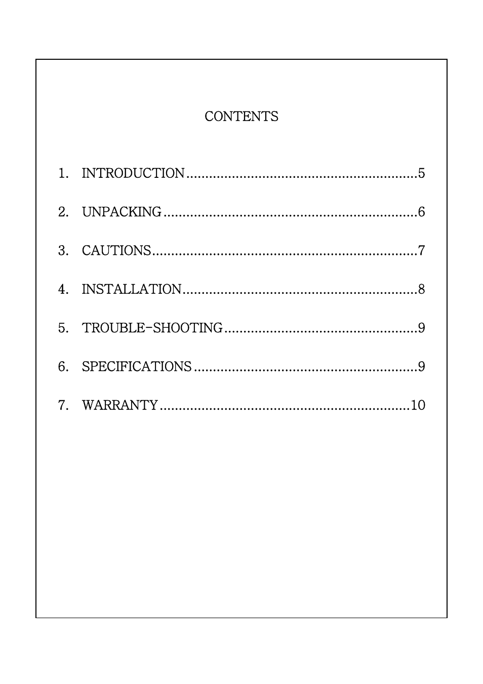 Calyx 500 - Mono Block Power Amplifier User Manual | Page 3 / 13