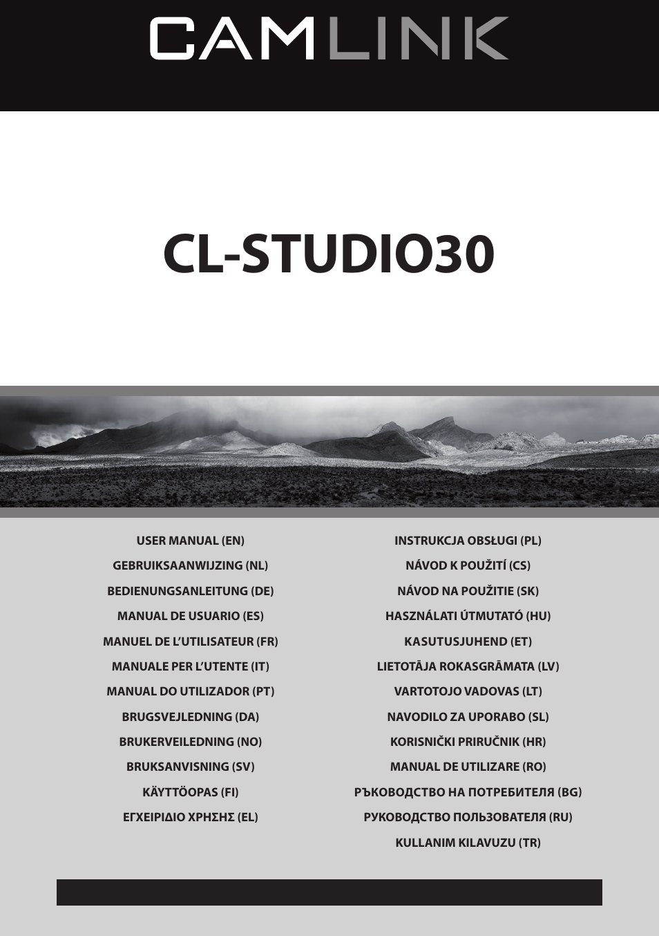 Camlink Professional photo studio CL-STUDIO30 User Manual | 108 pages