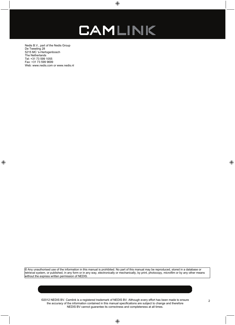 Camlink Professional photo studio CL-STUDIO20 User Manual | Page 2 / 22