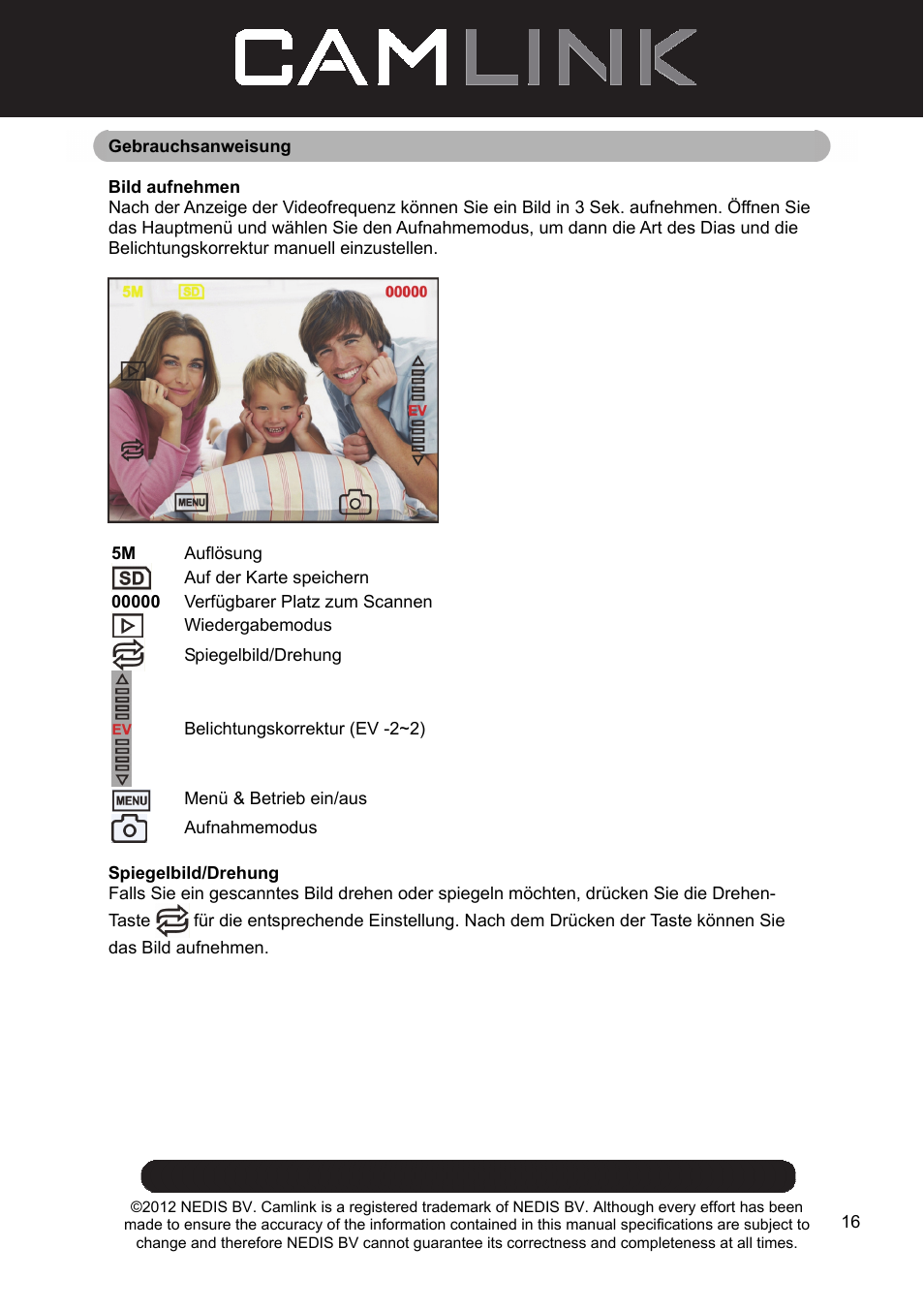 Camlink Film scanner User Manual | Page 16 / 138