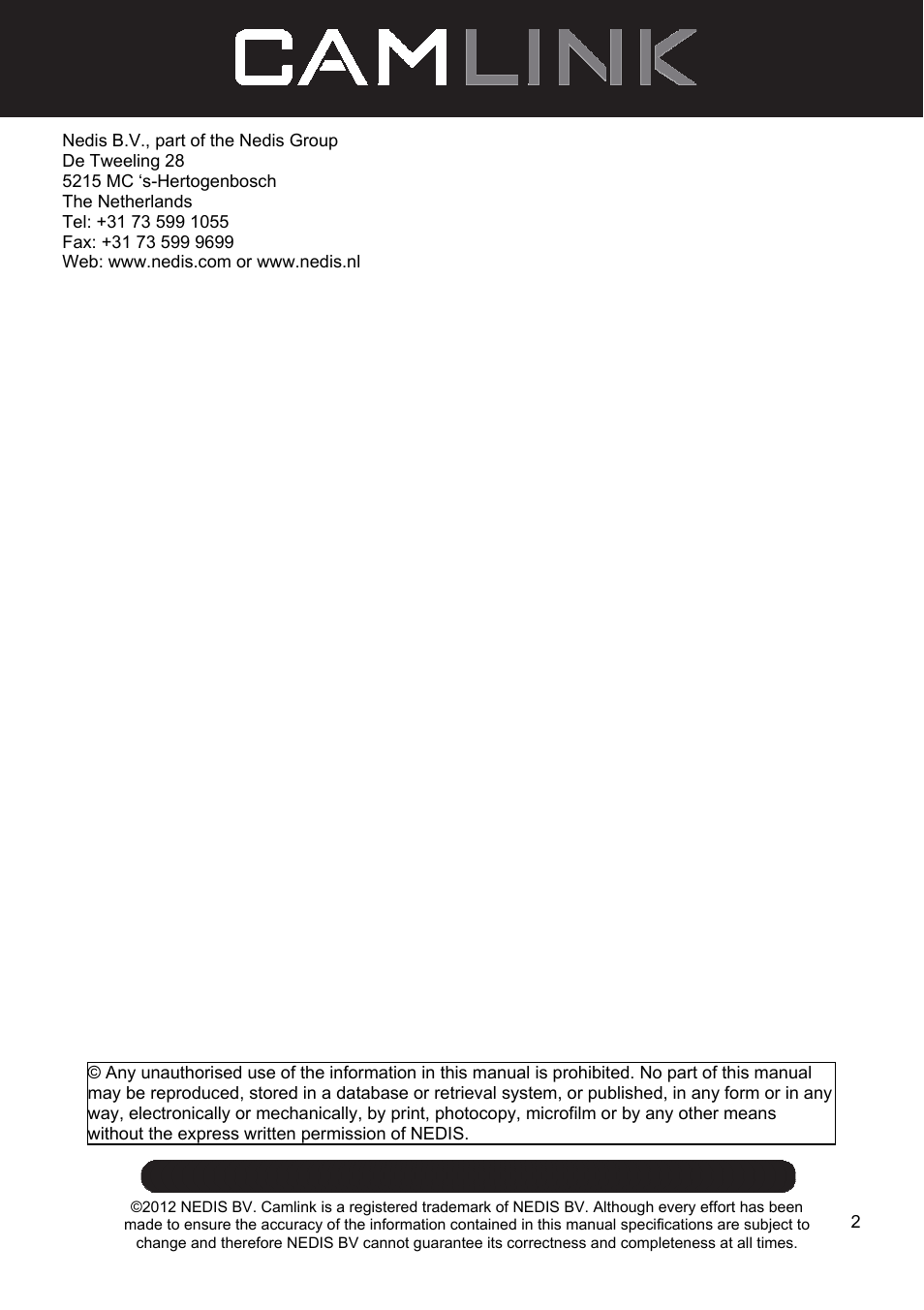 Camlink Film scanner User Manual | Page 2 / 138