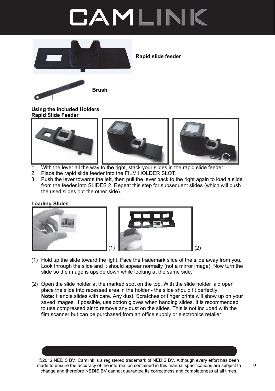 Camlink Film scanner User Manual | Page 5 / 138