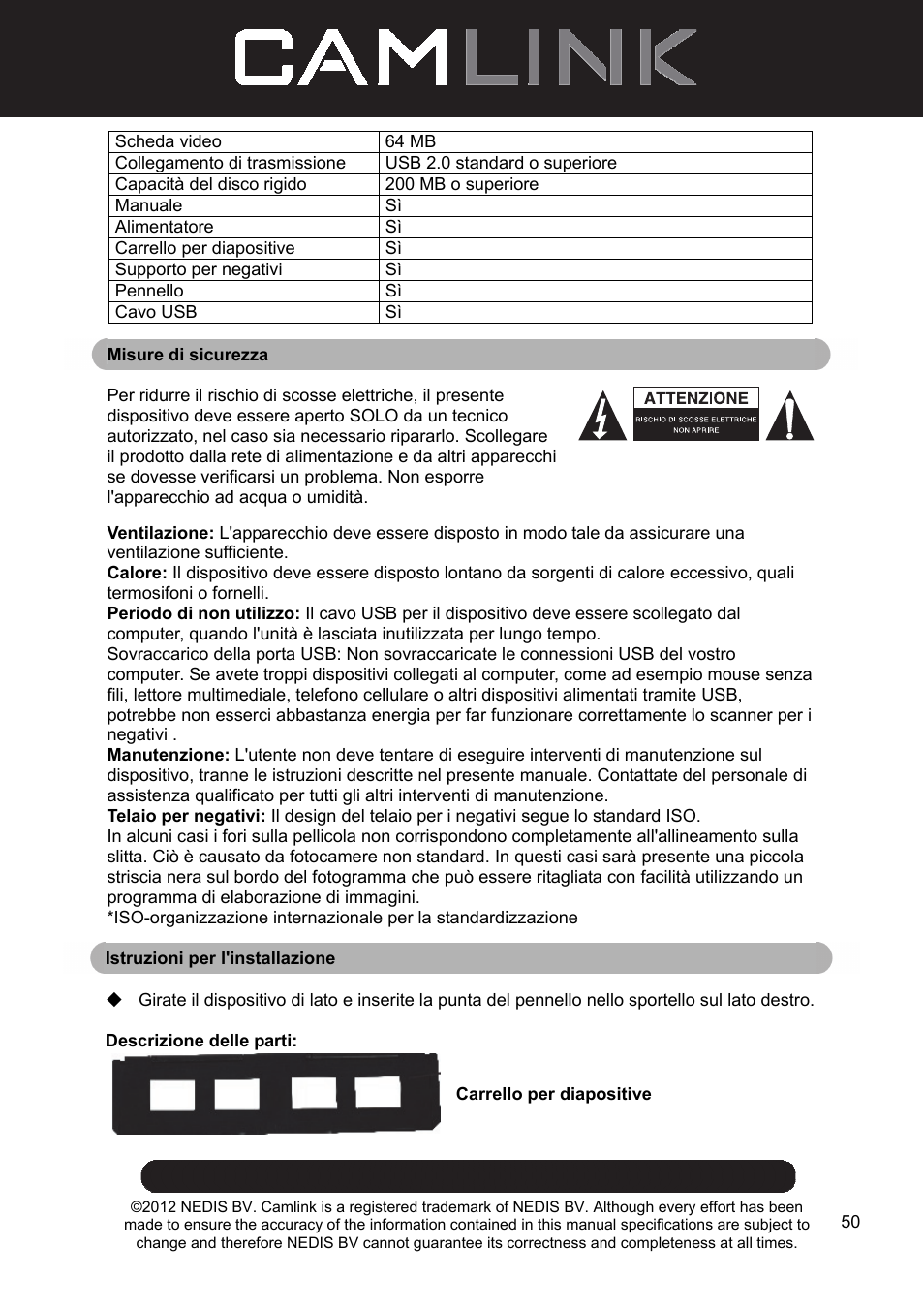 Camlink Film scanner User Manual | Page 50 / 138