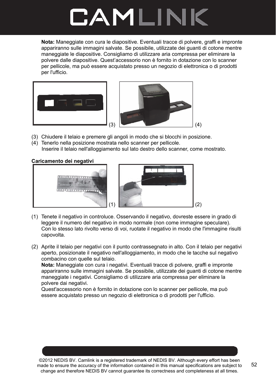 Camlink Film scanner User Manual | Page 52 / 138