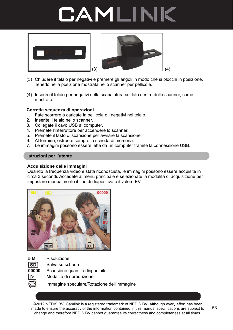 Camlink Film scanner User Manual | Page 53 / 138