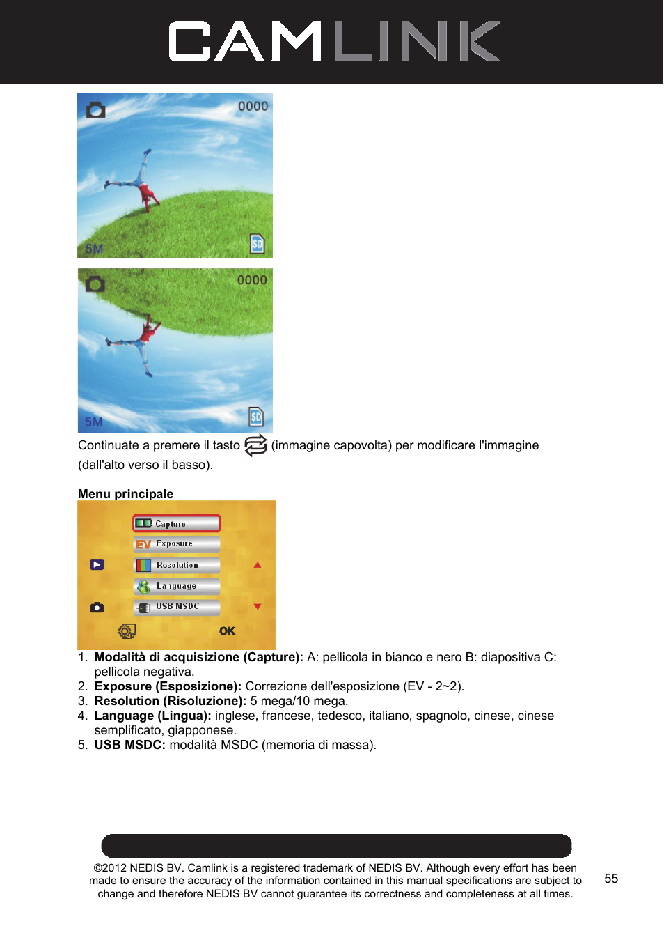 Camlink Film scanner User Manual | Page 55 / 138