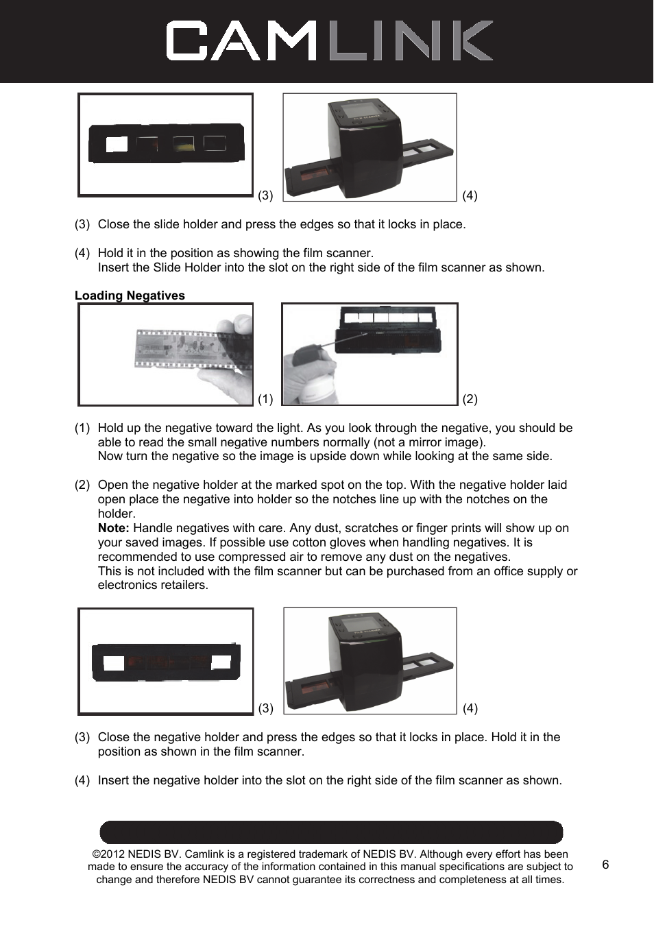Camlink Film scanner User Manual | Page 6 / 138