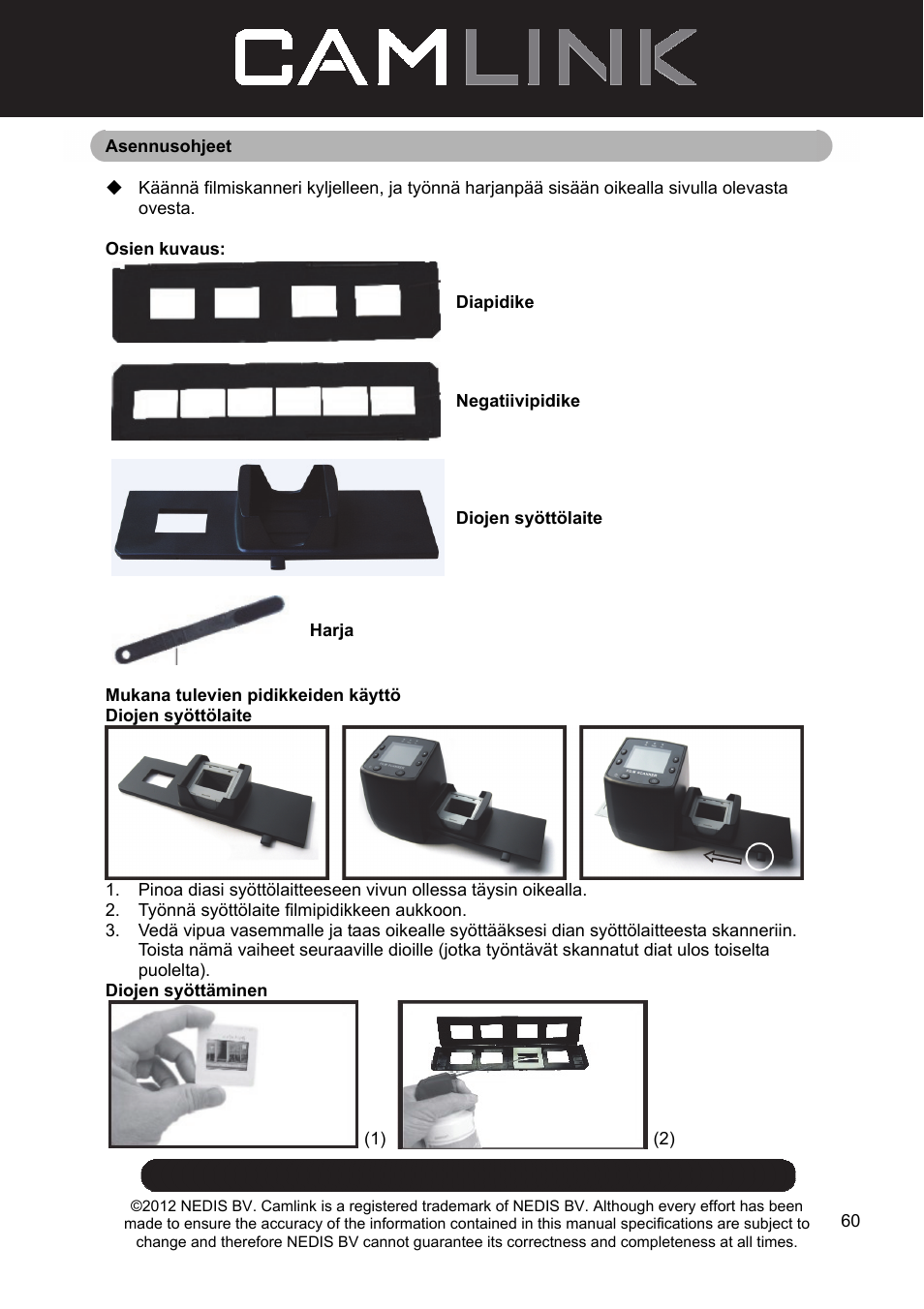 Camlink Film scanner User Manual | Page 60 / 138