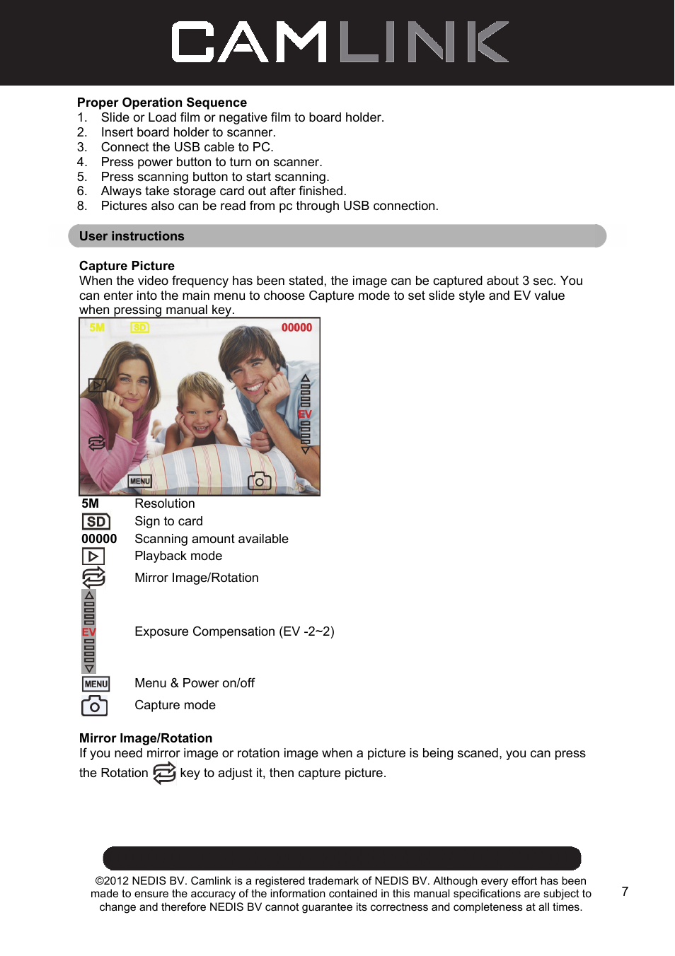 Camlink Film scanner User Manual | Page 7 / 138