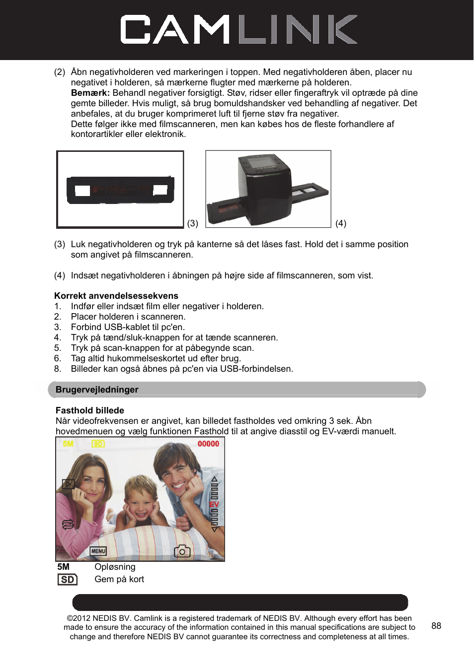 Camlink Film scanner User Manual | Page 88 / 138