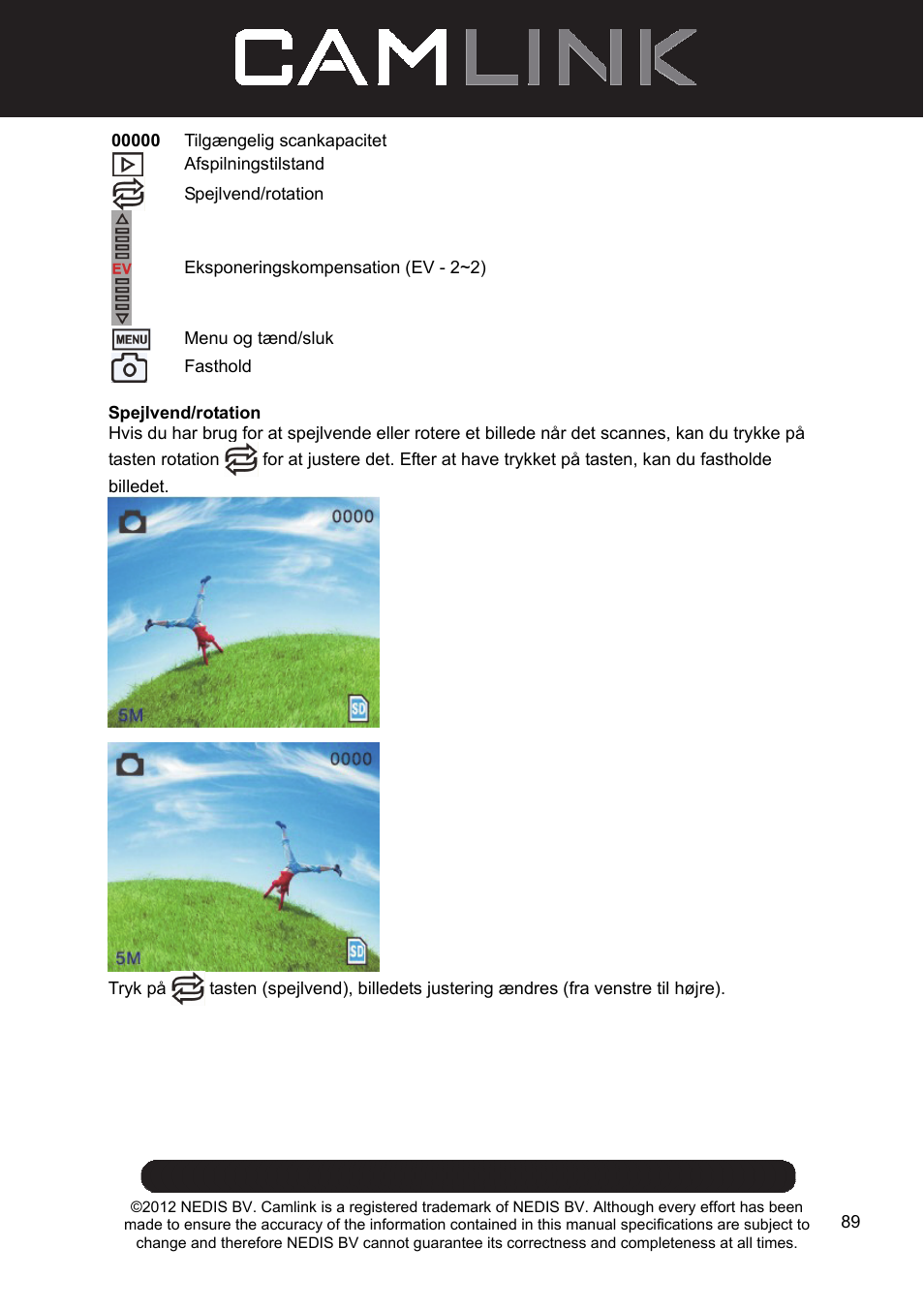 Camlink Film scanner User Manual | Page 89 / 138