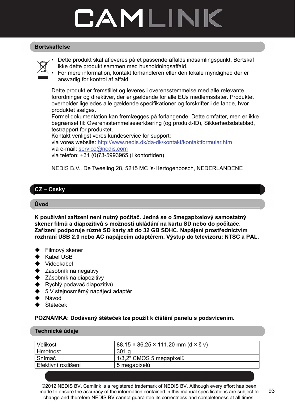 Camlink Film scanner User Manual | Page 93 / 138