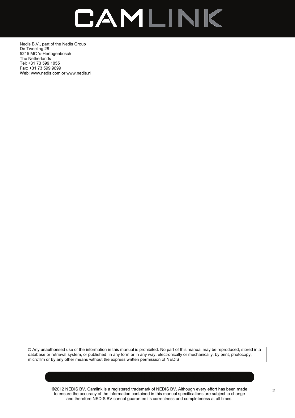 Camlink Photo/Video 48 LEDs Light User Manual | Page 2 / 23