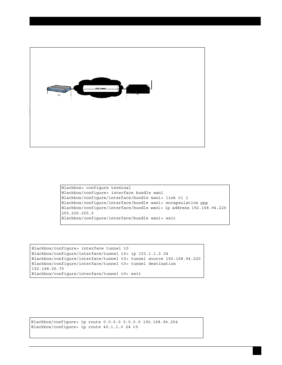 1 configuring site to site tunnel, Configuring site to site tunnel, 1configuring site to site tunnel | Black Box LR1102A-T1/E1 User Manual | Page 101 / 142