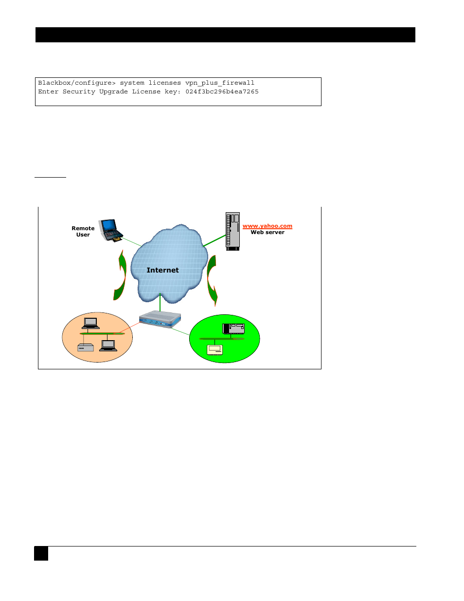 2 firewall configuration examples, 1 basic firewall configuration, Firewall configuration examples | Basic firewall configuration, Corp | Black Box LR1102A-T1/E1 User Manual | Page 64 / 142