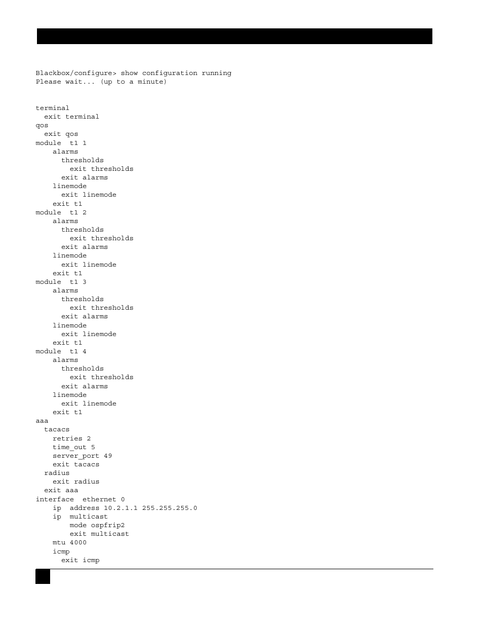 Black Box LR1102A-T1/E1 User Manual | Page 68 / 142