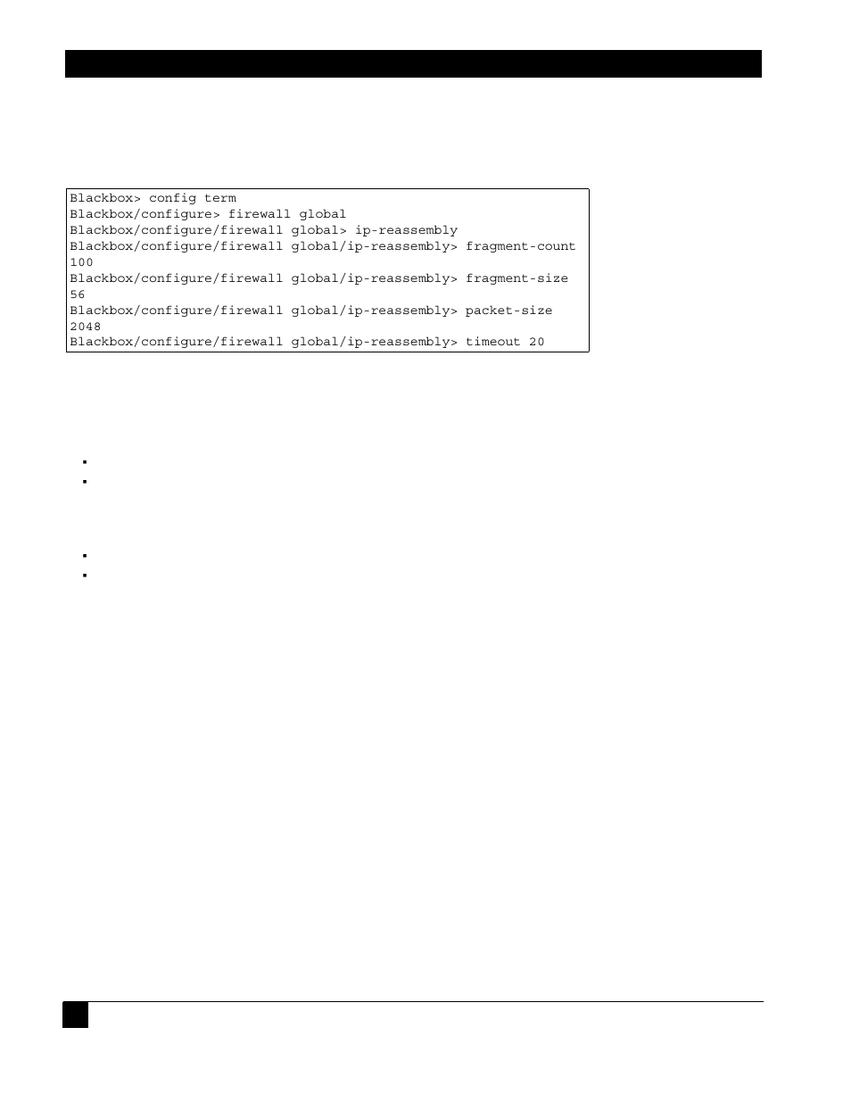 2 packet reassembly, 3 nat configurations, 4 nat configuration examples | Packet reassembly, Nat configurations, Nat configuration examples | Black Box LR1102A-T1/E1 User Manual | Page 72 / 142