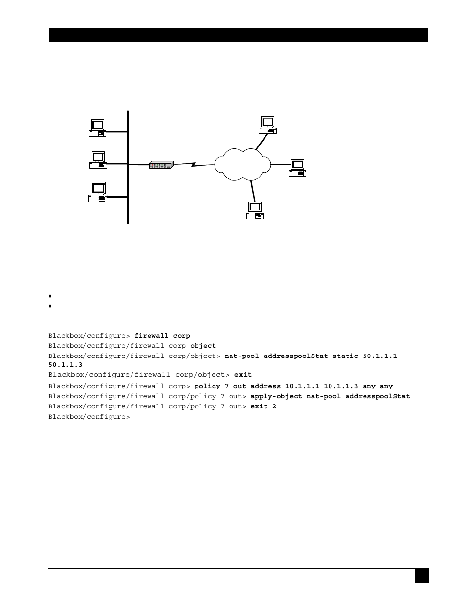 2 static nat (one to one), Static nat (one to one), 2static nat (one to one) | Black Box LR1102A-T1/E1 User Manual | Page 85 / 142
