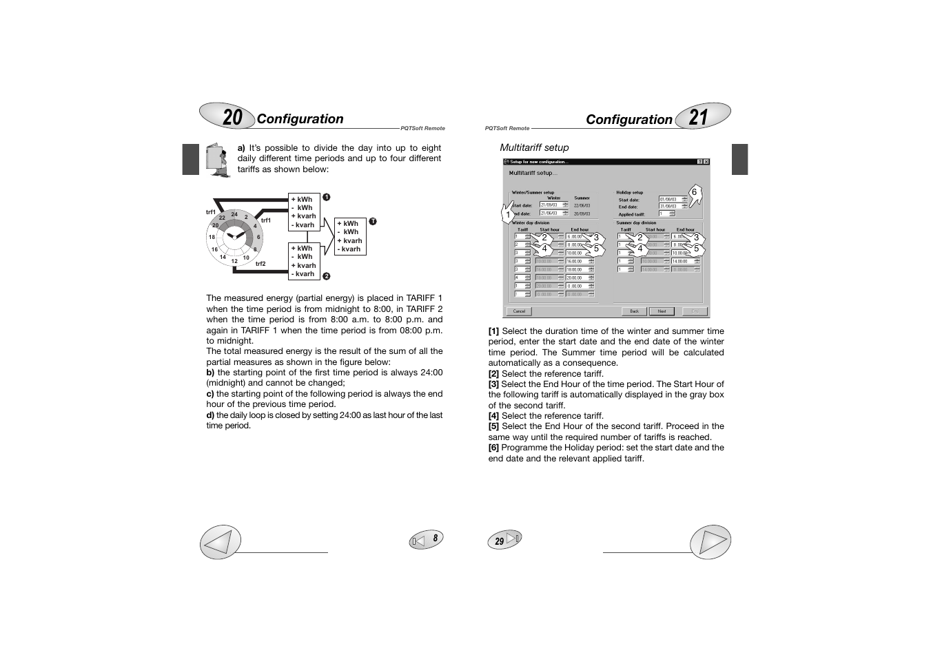 Configuration | Carlo Gavazzi PQT-90 User Manual | Page 12 / 46