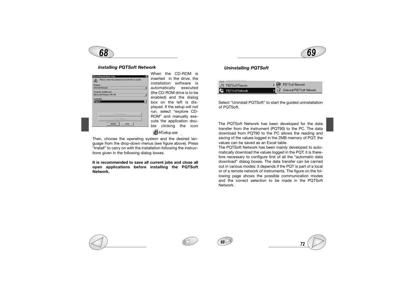 Carlo Gavazzi PQT-90 User Manual | Page 36 / 46