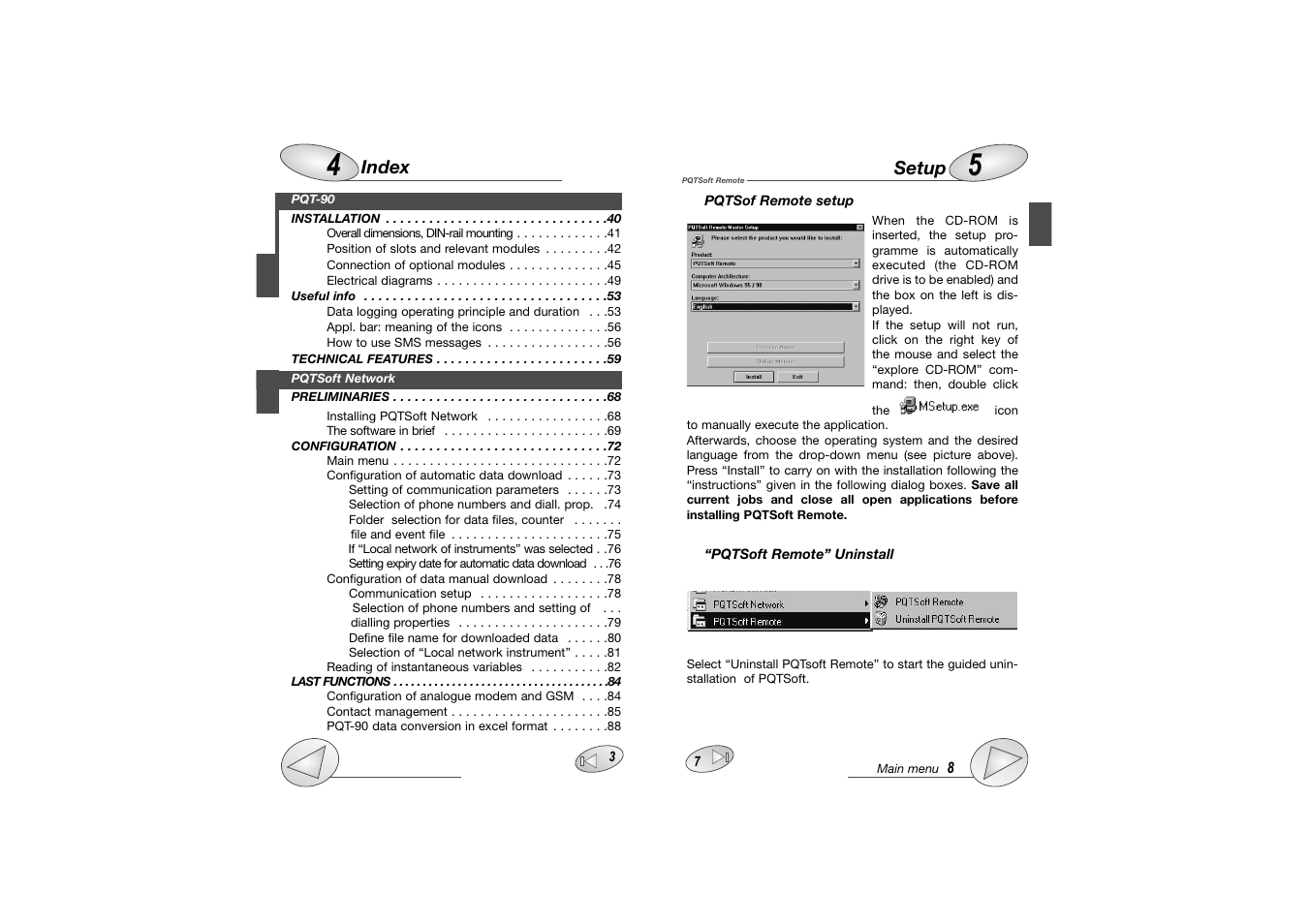 Carlo Gavazzi PQT-90 User Manual | Page 4 / 46