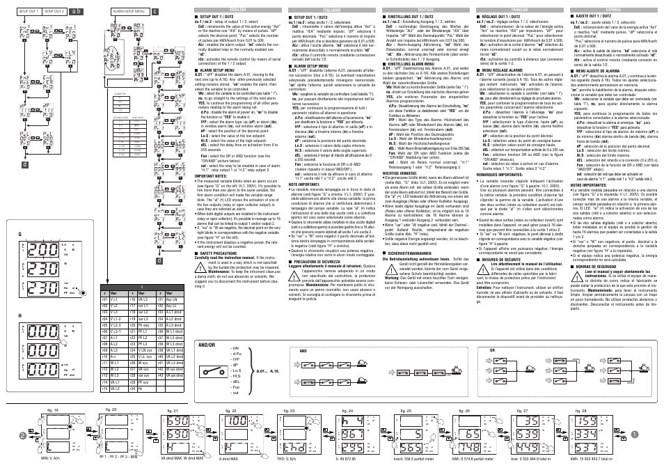 Carlo Gavazzi WM14 User Manual | Page 4 / 6