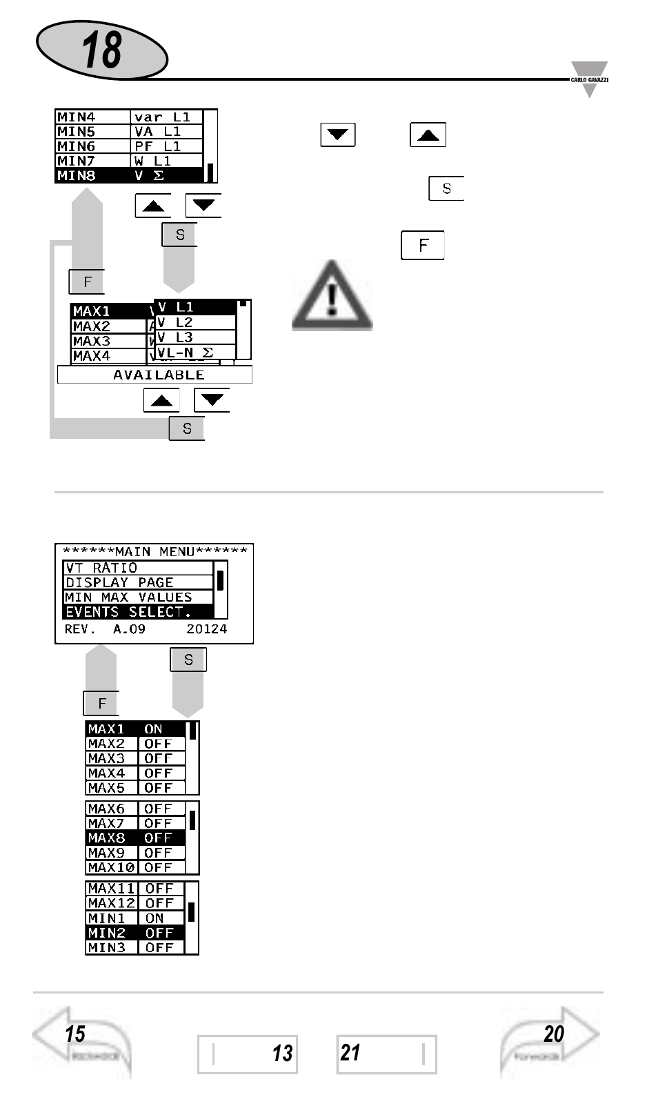 Let’s start | Carlo Gavazzi WM3-96 User Manual | Page 17 / 63