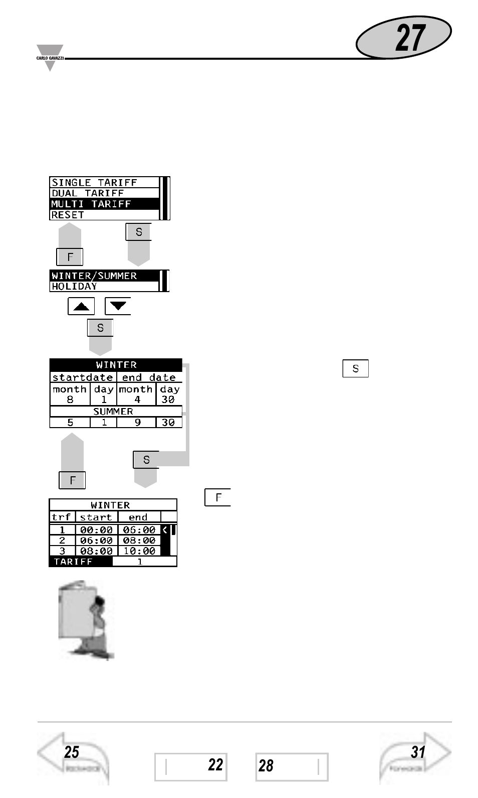 Energy meters management | Carlo Gavazzi WM3-96 User Manual | Page 26 / 63