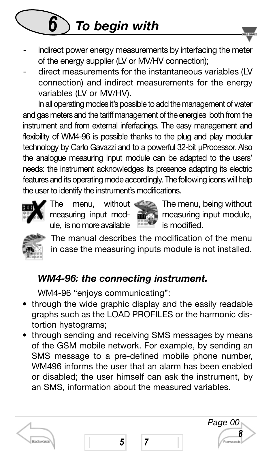 Carlo Gavazzi WM4-96 User Manual | Page 6 / 84