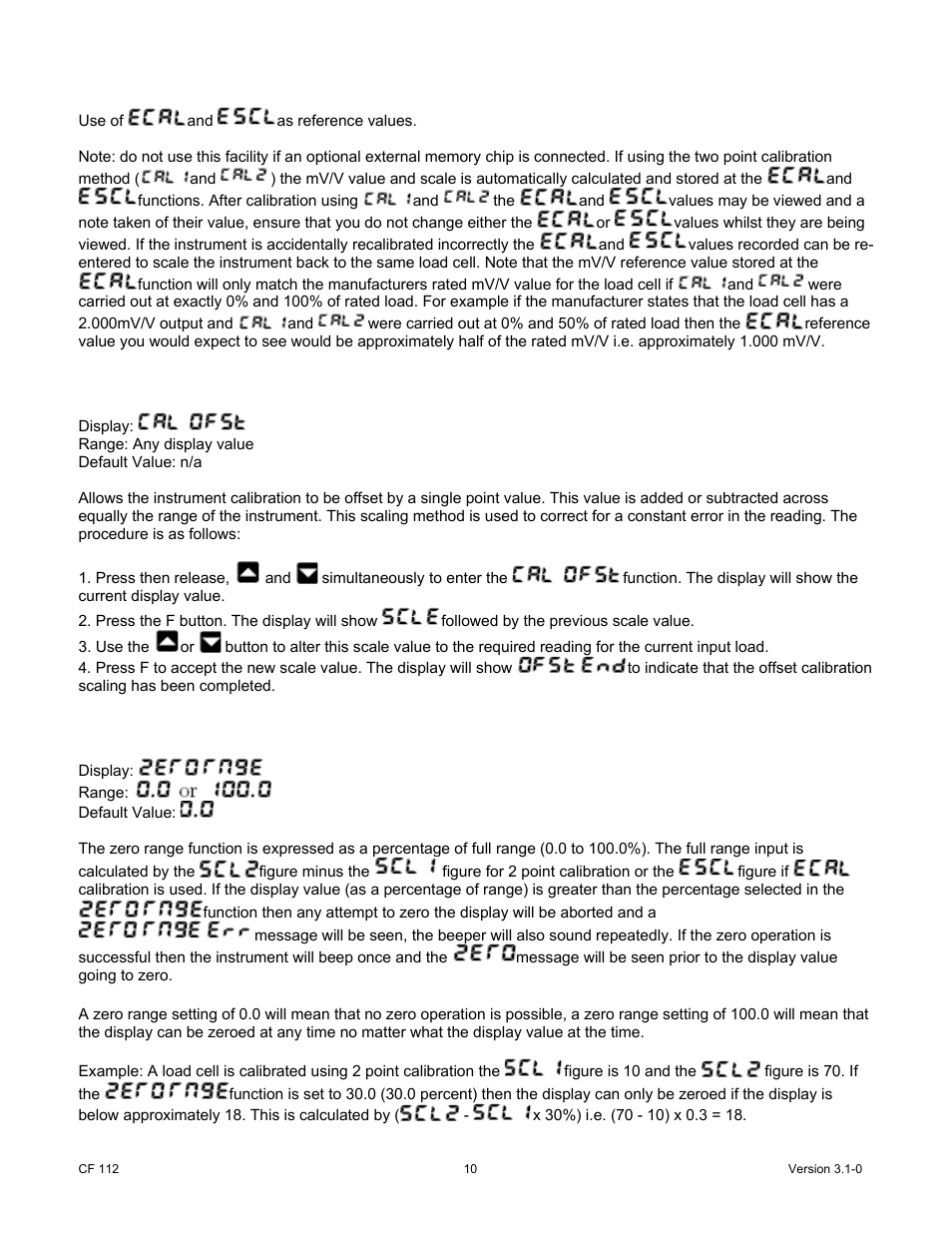 Cooper Instruments & Systems DFI 200 Hand Held Indicator User Manual | Page 10 / 21