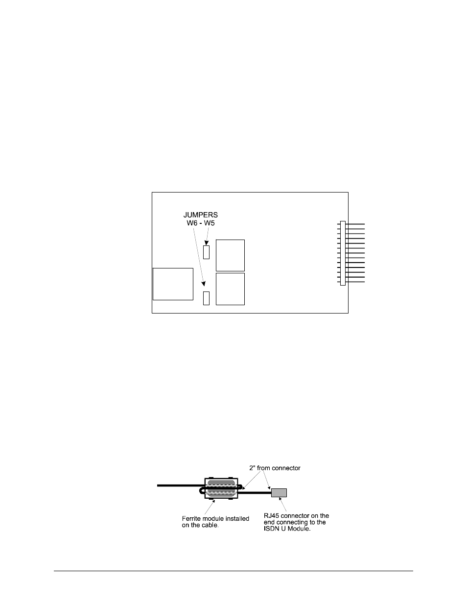 Connecting to the isdn-u link module | Black Box LR5100A-T User Manual | Page 83 / 98