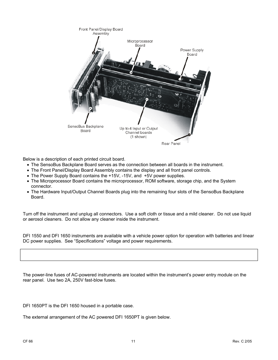Cooper Instruments & Systems DFI 1650 Multi-Channel Digital Force Indicator User Manual | Page 17 / 89