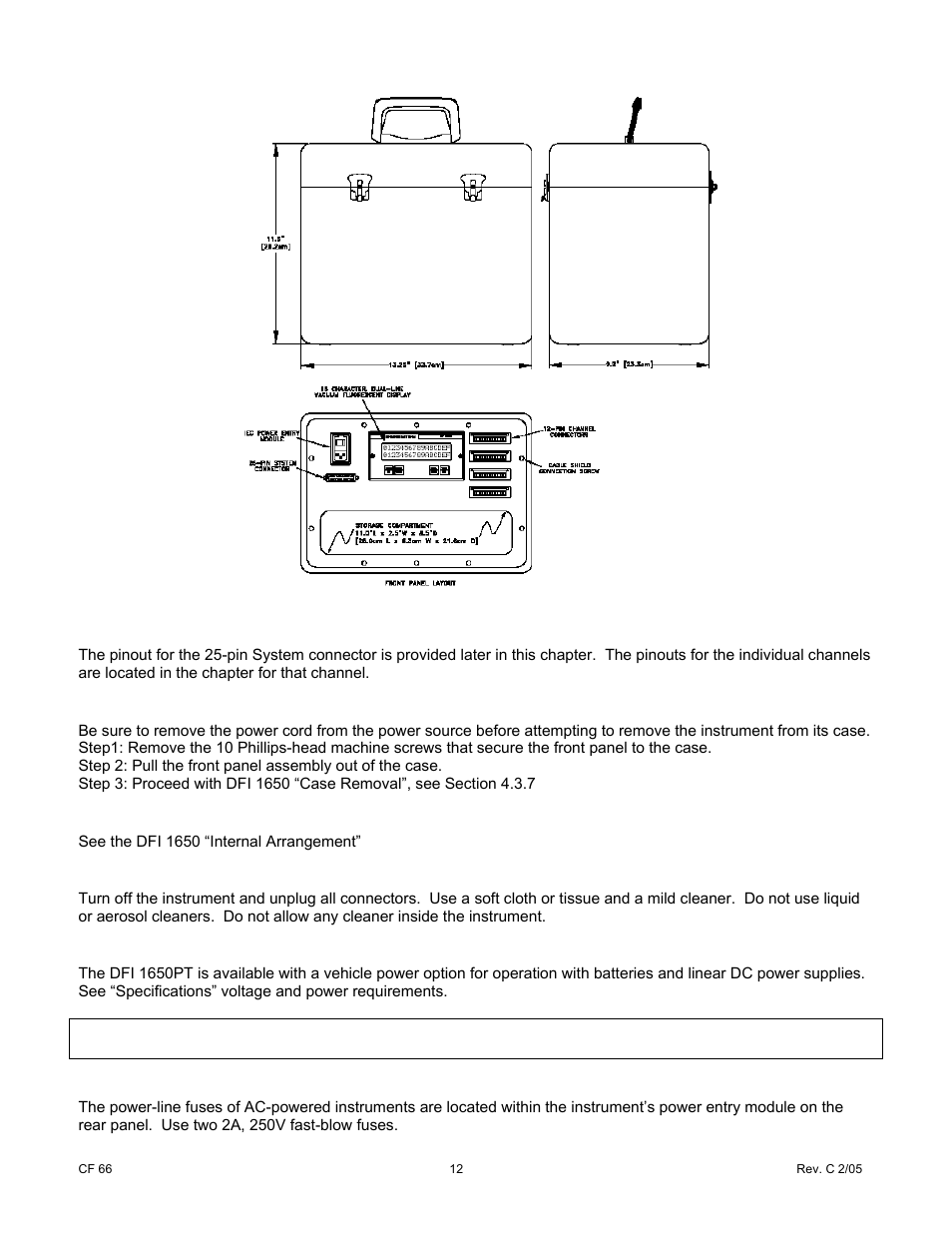 Cooper Instruments & Systems DFI 1650 Multi-Channel Digital Force Indicator User Manual | Page 18 / 89