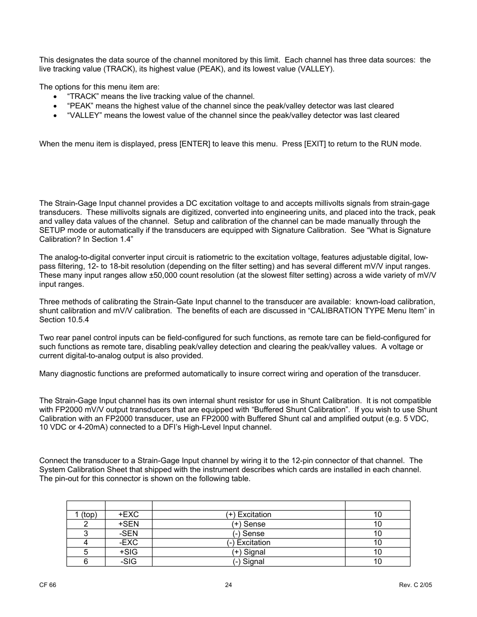 0 strain-gage input channel | Cooper Instruments & Systems DFI 1650 Multi-Channel Digital Force Indicator User Manual | Page 30 / 89